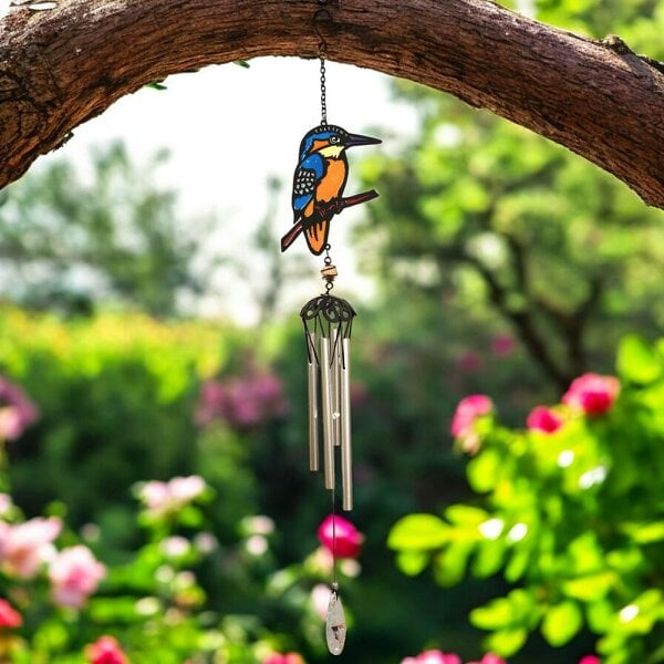 EDH Door Hardware Suncatcher Kingfisher Wind Chime