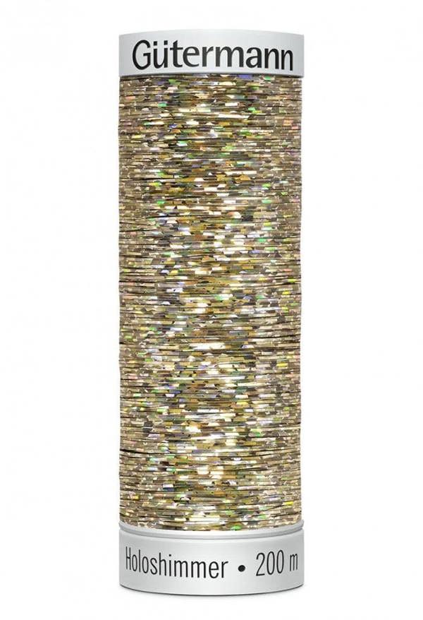 Gutermann Sulky Holoshimmer Embroidery Thread 200m Polyester Thread Suitable For Embroidery