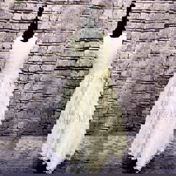 Lilliana Dress - Ivory - UK Flower Girl Boutique