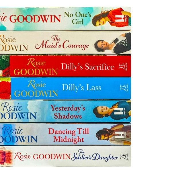 Rosie Goodwin 7 Books Collection (No One’s Girl, The Ribbon Weaver, A Band of Steel, Whispers, The Empty Cradle, The Mill Girl, The Maid's Courage)