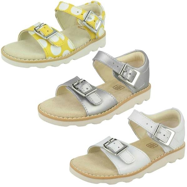 Clarks Girls Clarks Casual Summer Sandals Crown Bloom T