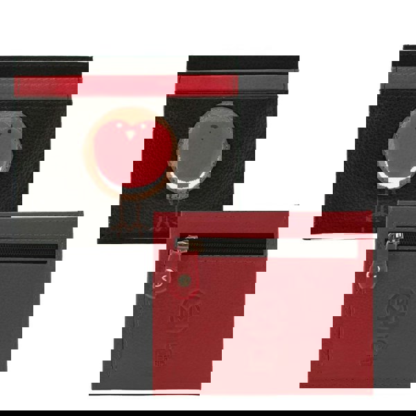 Mala Leather Bobbie Robin Bird RFID Card Holder with Zip