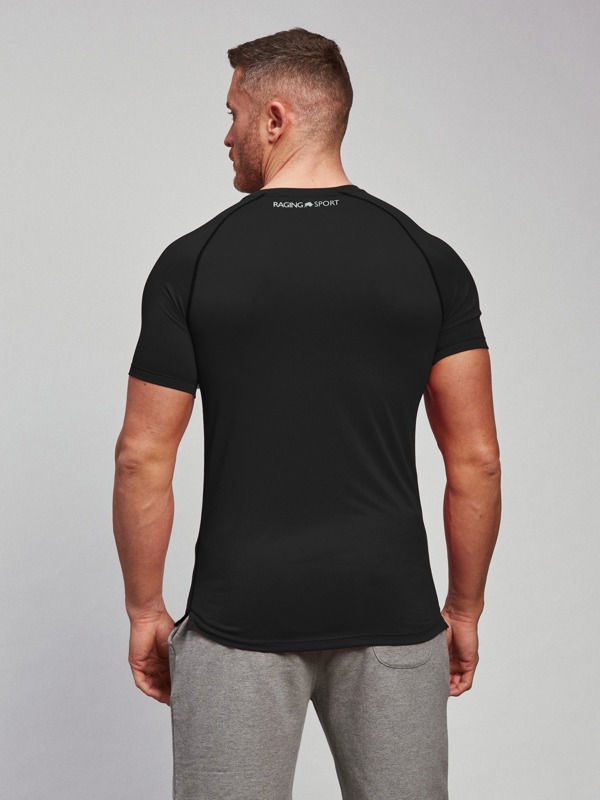 Raging Bull Mens Performance T-Shirt - Black