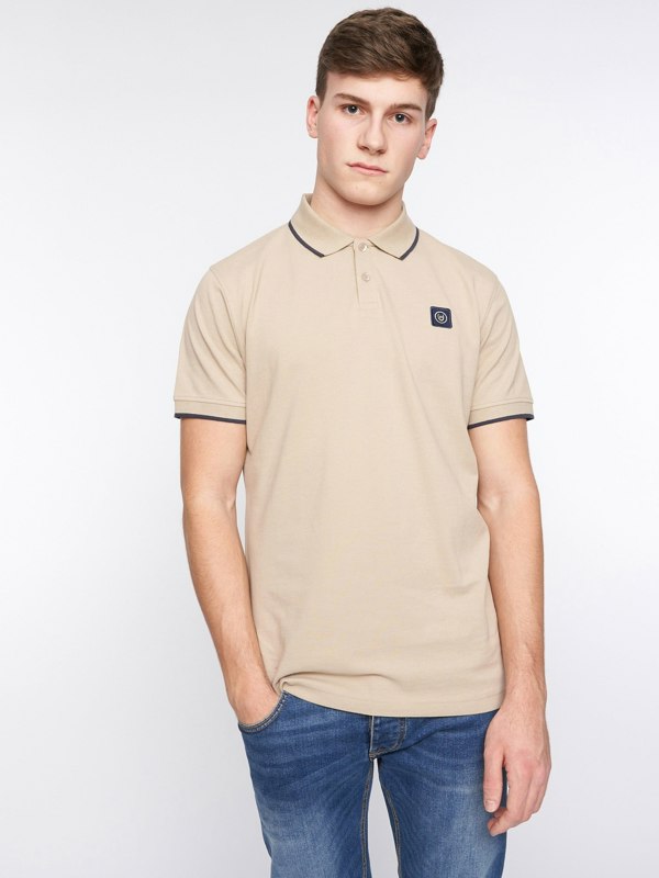 Duck and Cover Wilkins Polo - Stone