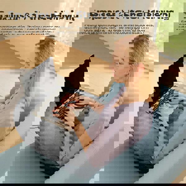 Lavio Gaming Arm Pillow Ergonomic U-Shaped for Lap Back Support Reading Working