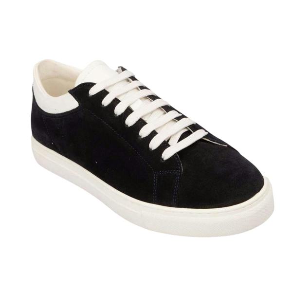 Emporio Armani EA7 Womens/Ladies Suede Trainers - Blue/White - 