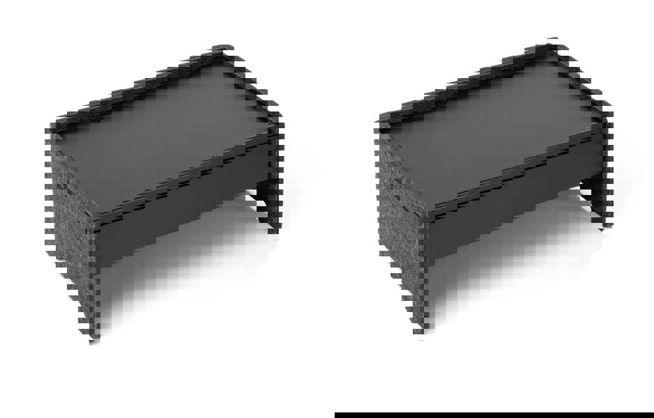 Durable Felt Lined Metal Drawer for Monitor Riser Stand | 47 x 22 cm