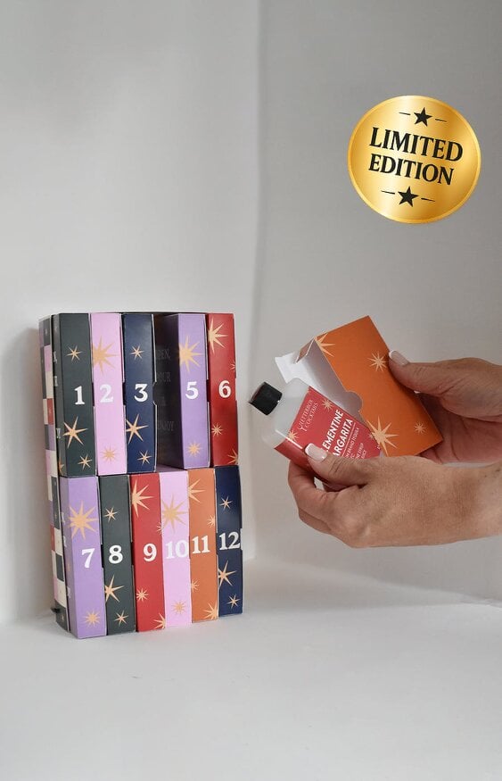 Letterbox Cocktails The Christmas Cocktail Advent Calendar - 12 Days of Premium Festive Drinks (Preorder)