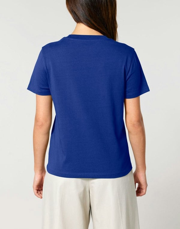 Women's Organic Cotton Medium Fit T-Shirt – Inky Blue - British Boxers