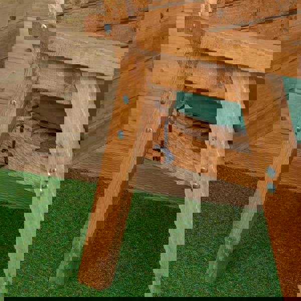 Samuel Alexander 99 x 41cm Cushion Base for 2 Seater Wooden Garden Bench in Green