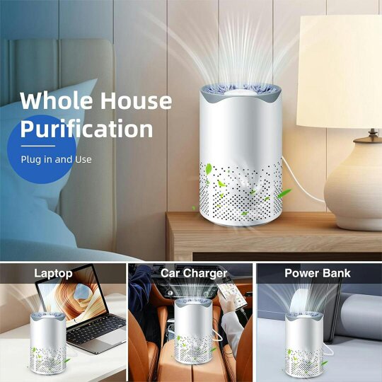 Havendro Air Purifier For Large Room Medical Grade HEPA Air Purifier Smoke Odor Pet Home