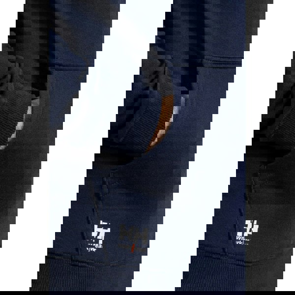 Helly Hansen Workwear Manchester Cotton Men's Blue Hooded Sweatshirt