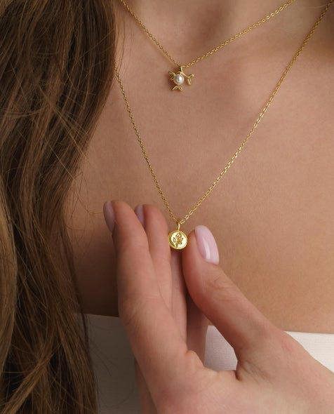 Gold Pearl Choker Necklace - Necklaces - Elk & Bloom