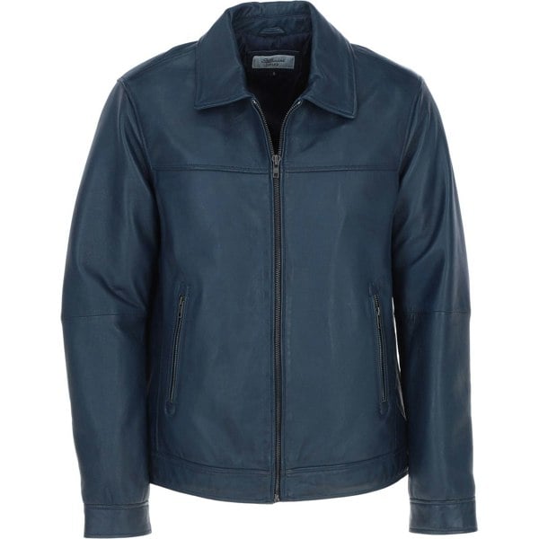 Ashwood 'Brando' Men's Classic Leather Bomber Jacket: awl-brando