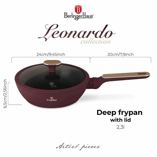 Berlinger Haus Deep Frypan 24 cm Berlinger Haus BH8295 | Leonardo Nordic