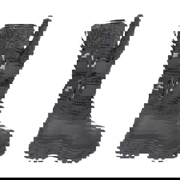 Trespass Childrens Boys Strachan II Waterproof Touch Fastening Snow Boots - Black