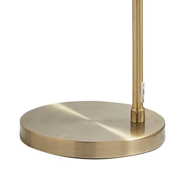Pagazzi Lighting Jive Antique Brass Arc Floor Lamp