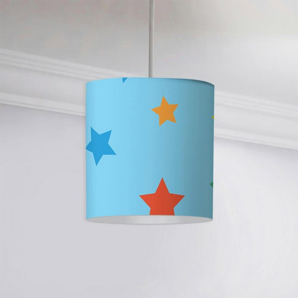 Multi Stars Ceiling or Table Lampshade - Happy Linen Company