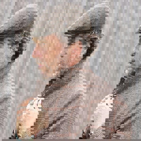 Carlyle Heath & Co. Carlyle Heath Jumbo Herringbone Flat Cap