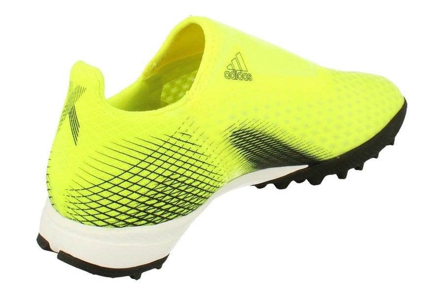 Adidas X Ghosted.3 Ll Tf Mens Football Boots Trainers  FW6971 - Yellow Black Blue Fw6971 - Photo 2