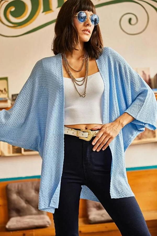 Hoxton Gal Batwing Sleeve Cozy Cardigan
