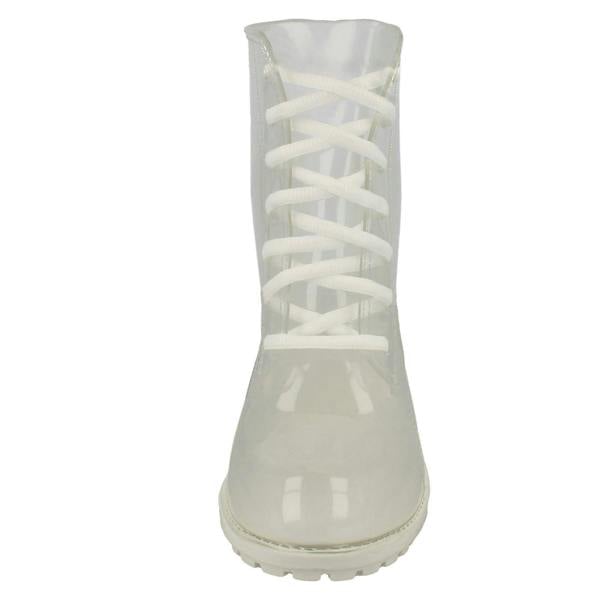 Spot On Ladies Spot On Mid Heel Wellington