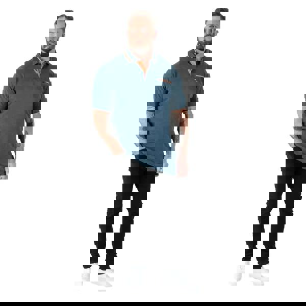 Duke Mens Harvey D555 Pique Kingsize Polo Shirt - Teal - 