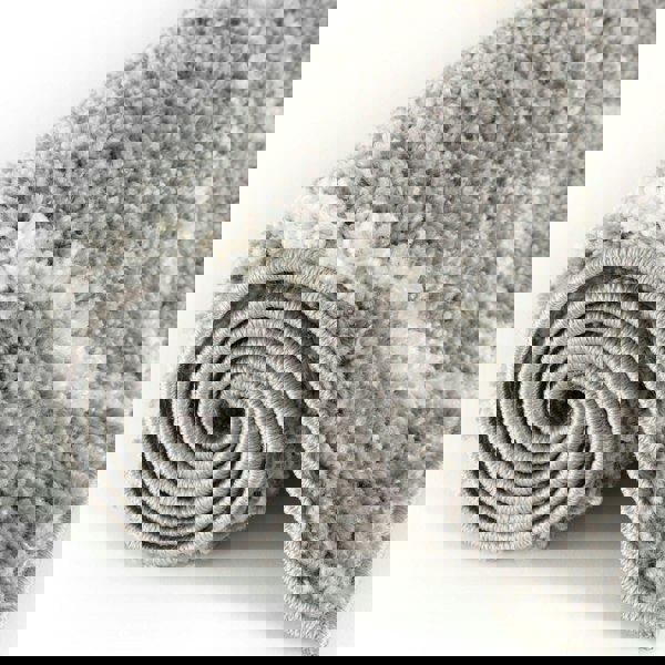 Diamond Design Thick Shaggy Area Rugs Grey