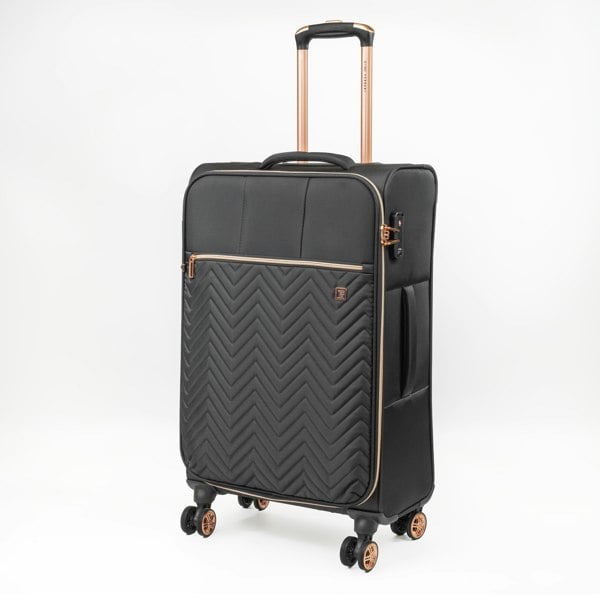 Gino Ferrari Biella Soft Shell Suitcase Lightweight Hold Luggage with Tested Wheels