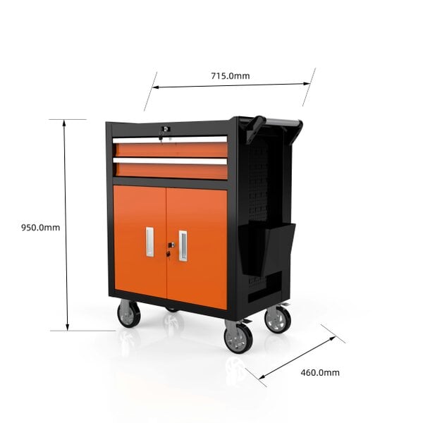 Rock Machinery Rock RT-075 28" Steel Tool Chest with cabinet