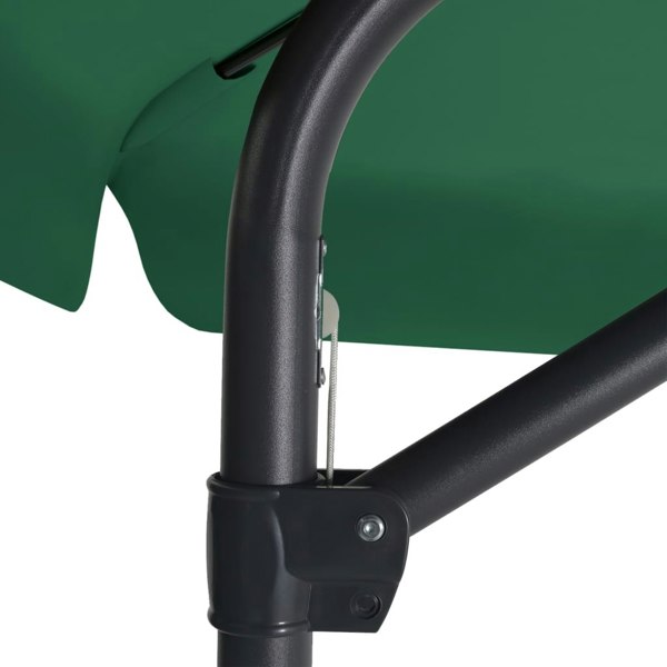 Berkfield Outdoor Parasol with Steel Pole 300 cm Green
