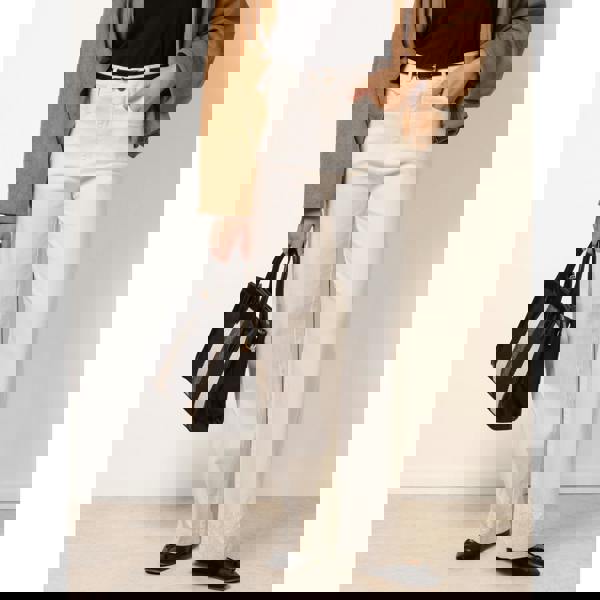 Blue Vanilla Floral Embroidered Detailed Flared Jeans