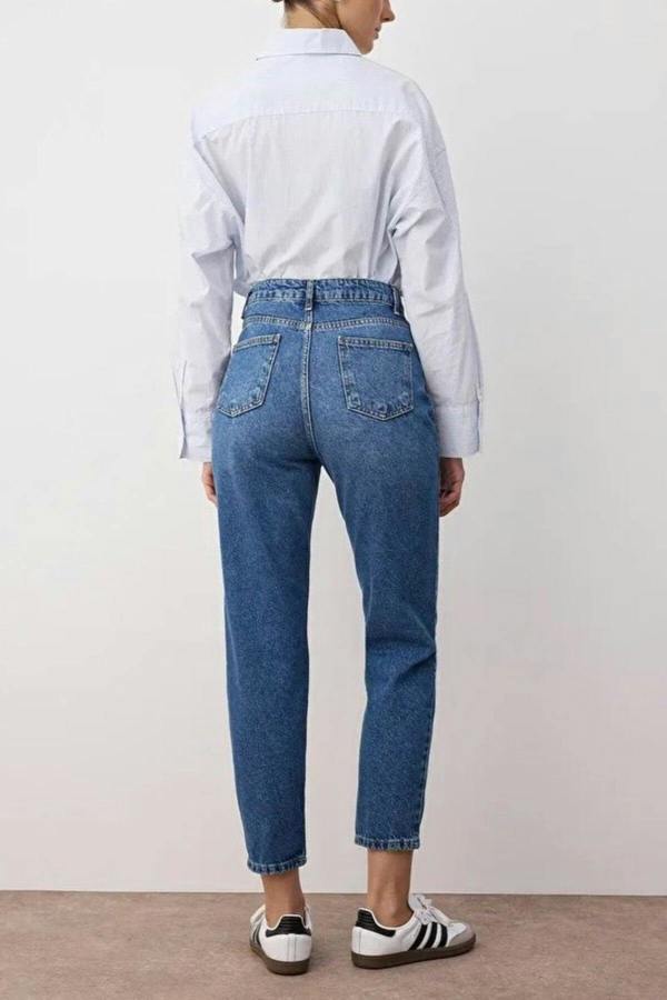 WOVCOR High Waist Mom Jeans