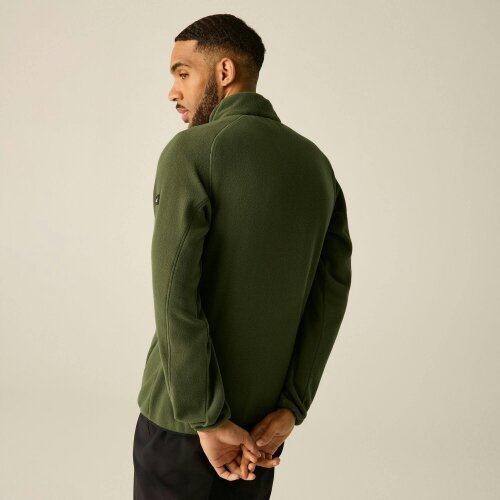 Regatta Mens Hadfield Full Zip Fleece Jacket - Dark Khaki