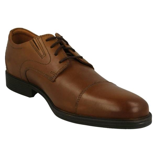 Clarks Mens Clarks Formal Lace Up Shoes Whiddon Cap
