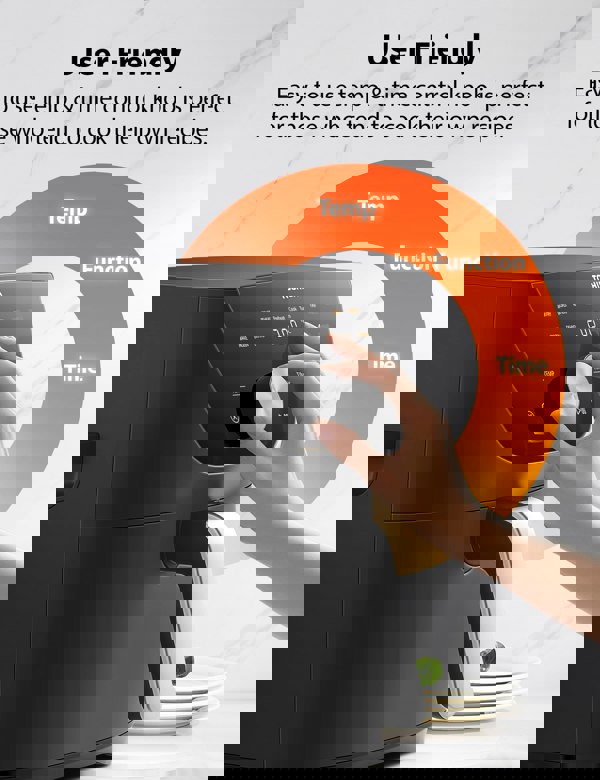 Living and Home 7.4L Large Air Fryer with 12 Preset Menus