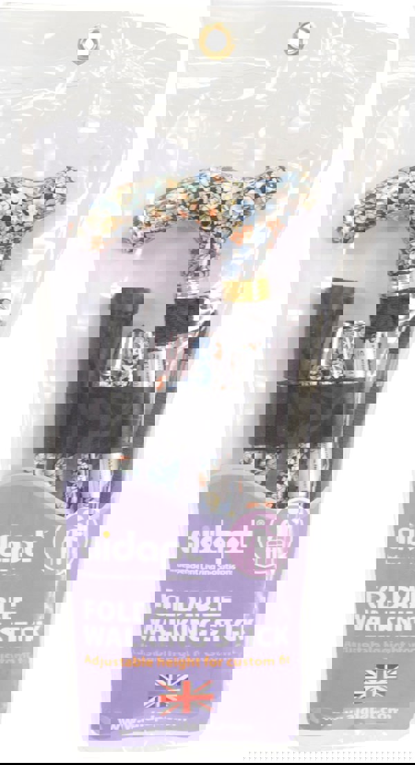 Aidapt Deluxe Folding Walking Cane Japanese Floral