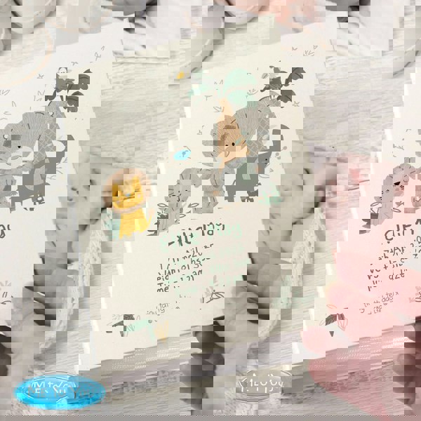 Personalised Memento Company Personalised Tiny Tatty Teddy Jungle Animals 6x4 Photo Album