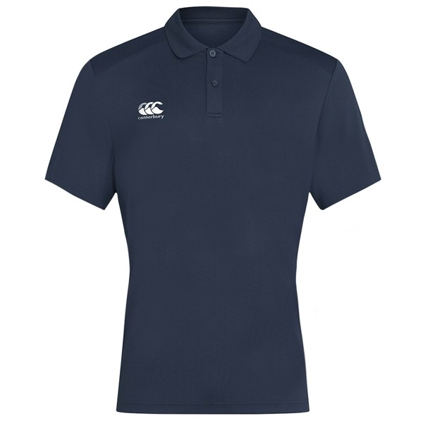 Canterbury Mens Club Dry Polo Shirt - Navy