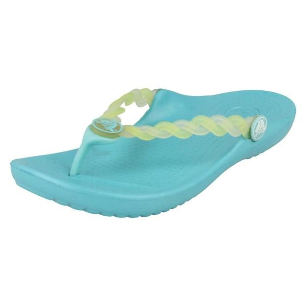 Crocs Girls Crocs Toe Post Sandals Chmlns Tns Weave Flp