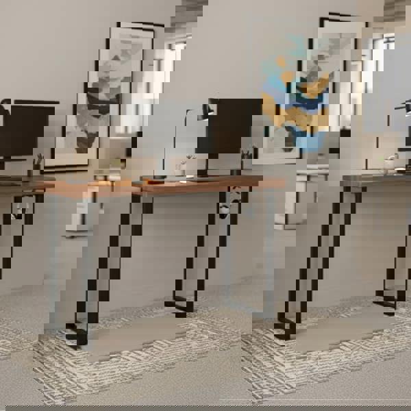 TRL Furniture Walnut Standing Workstation