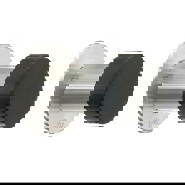 Brushed stainless steel door stop