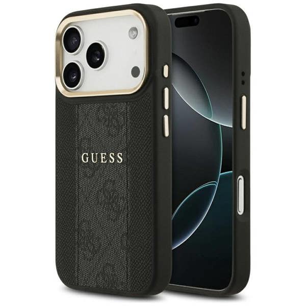 Guess Big 4G Classic Logo Case for iPhone 17 Pro Max 6.9" Black - GUHCP17XP4G4SMCK