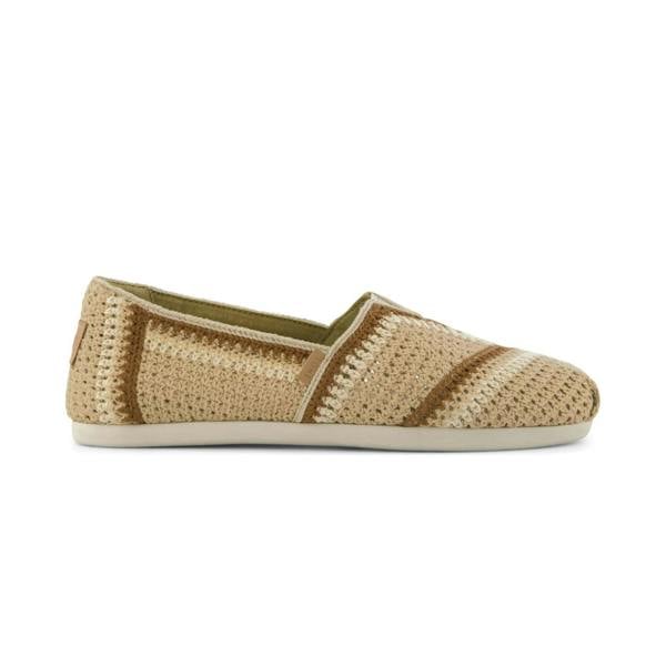 Toms ALPARGATA CLASSIC Espadrille Shoes   in  Light Brown
