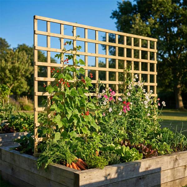 5 pack trellis flat top square [w.6ft x h.4ft] 1