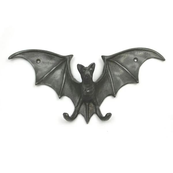 Antique Cast Iron Large Flying Bat Double Hook