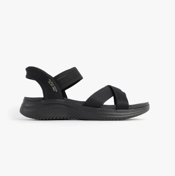 Skechers ULTRA FLEX 3.0 - NEVER BETTER Womens Sandals Black