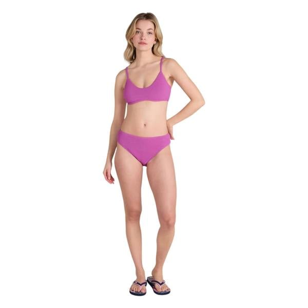 Animal Womens/Ladies Skye Plain Bikini Top - Purple - 