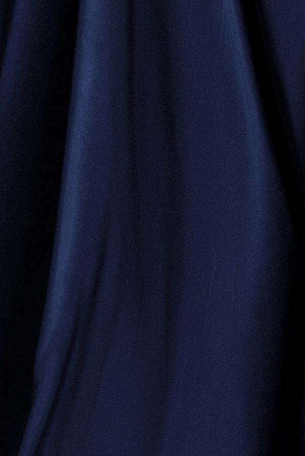 Wrap Front Maxi With Flutter Sleeves - Navy Blue DR2565P