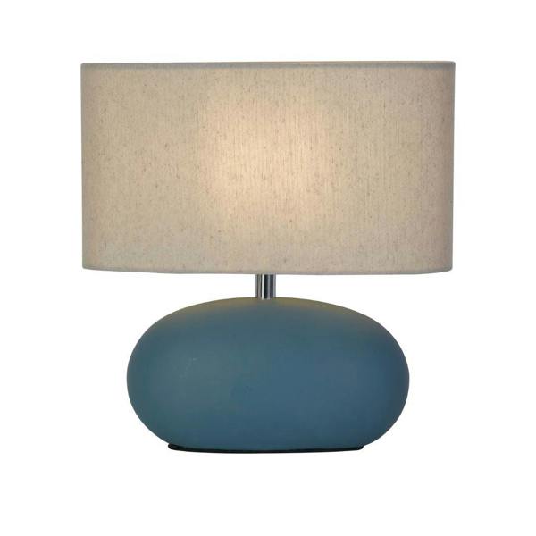 Pagazzi Lighting Eveline Blue Ceramic Table Lamp